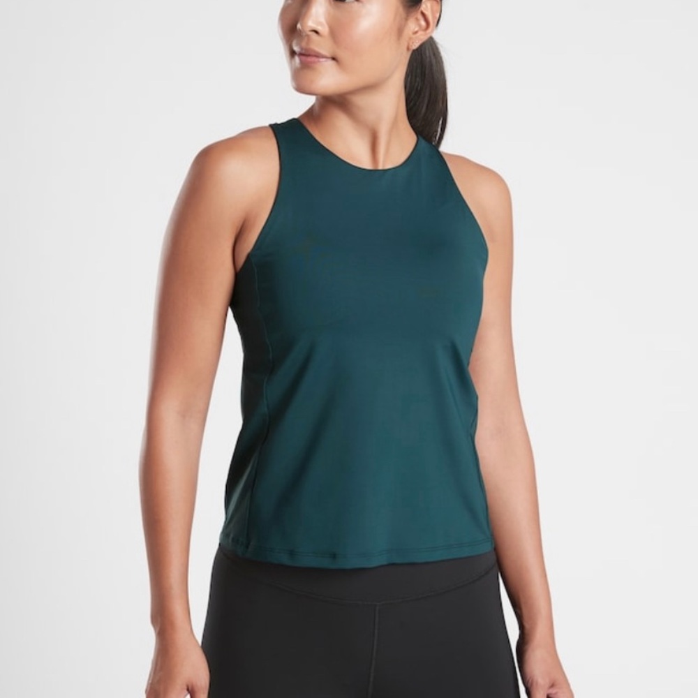 NWT- Athleta Lighting Support Top Teal